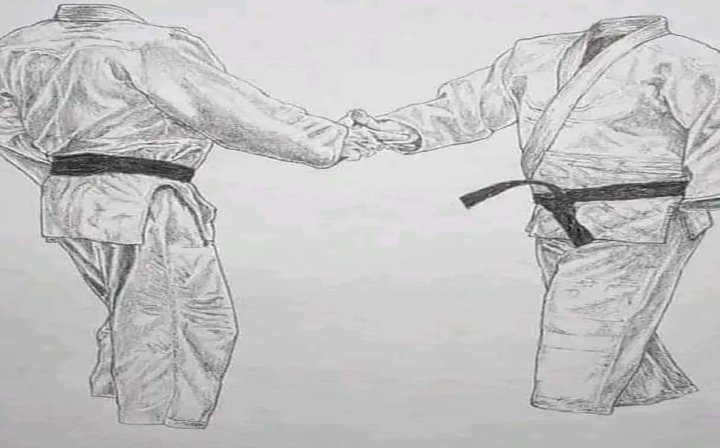 Dadd you Must Show it Before Entering the Judo Hall